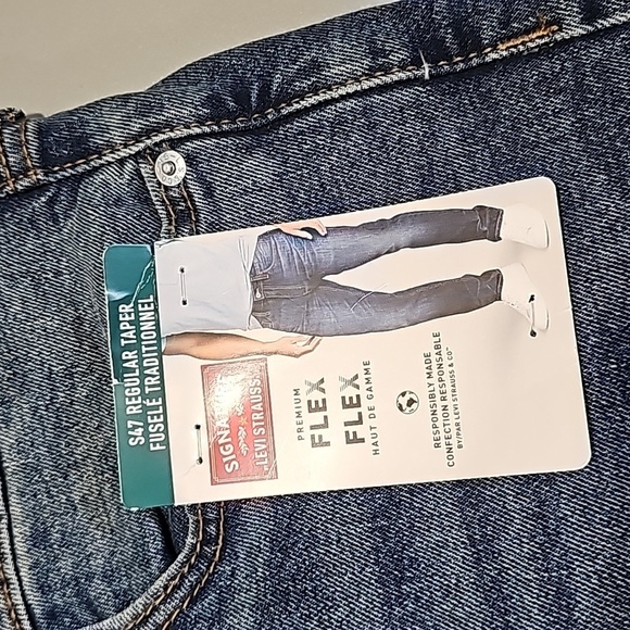 Signature Levi Strauss 32x30 547 regular taper flex jeans - Picture 6 of 7